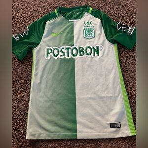 Nike Atletico Nacional Postobon 2016 Campeon 70th Soccer Jersey Mens Size Small